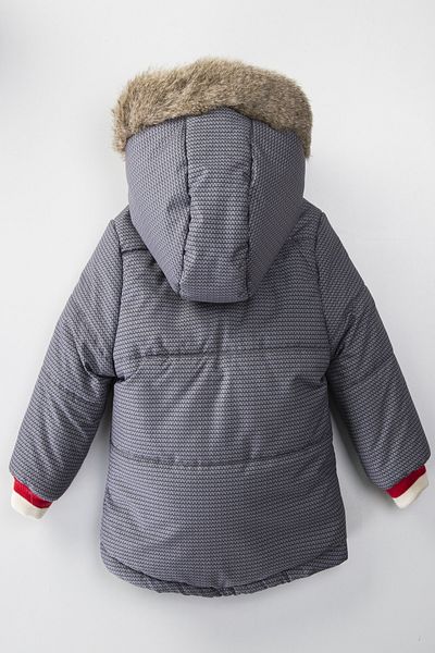 PODIUM GYM Baby Trend Cute Toy Button Figured Zippered Gilded Fleece Hooded Winter Coat
