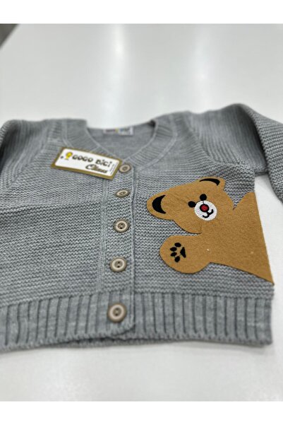 gogo bici Teddy Bear Model Knitwear Cardigan