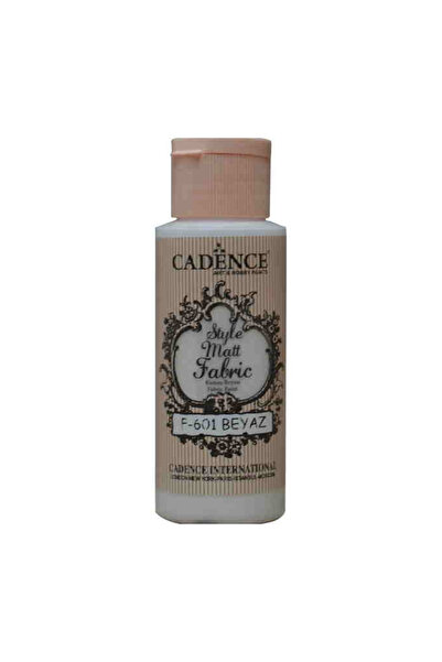 Cadence STYLE MATT FABRİC KUMAŞ BOYASI F-601 BEYAZ 59 Ml.