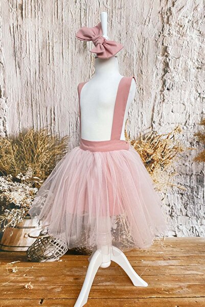 Shecco Babba Рожеве дитяче плаття-пачка з банданою, комплект для дівчинки 1-1...