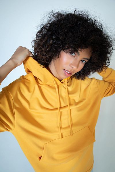 DeFacto Φούτερ με τσέπες καγκουρό με κουκούλα Oversize Tunic