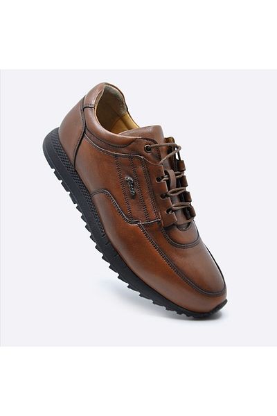 Fosco Genuine Leather Tan Sneaker Men's Shoes 2773 686