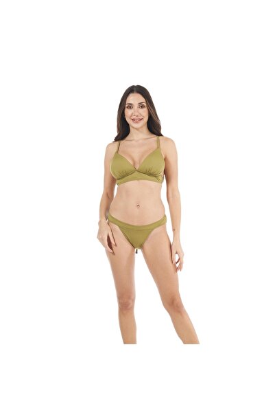 İlaydaButik Yeşil Kaplı Bikini Takım