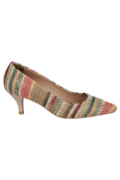 Modabuymus Multicolored Low Heel Stiletto Shoes - Candy