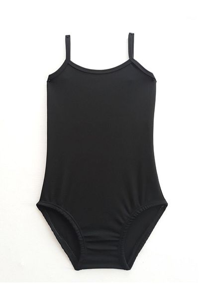 LULLY KİDS Girl's Black Rope Strap Swimsuit