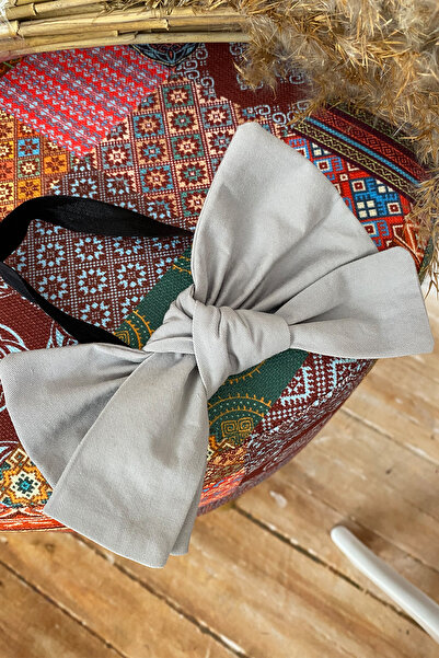 Shecco Babba Ruffled Straps Layered Gray Girl's Dress Bandana Set 1-10 Years Old Birthday Dress