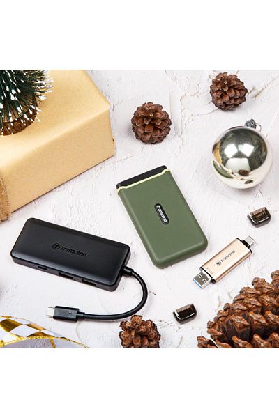 Transcend TS2TESD380C 2TB, External SSD, ESD380C,USB 3.2 Gen 2, Type C