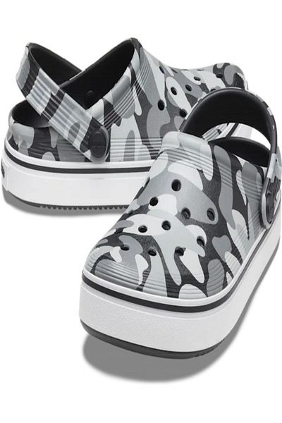 Crocs زوج مموه للأطفال من كامو كورت209150-066