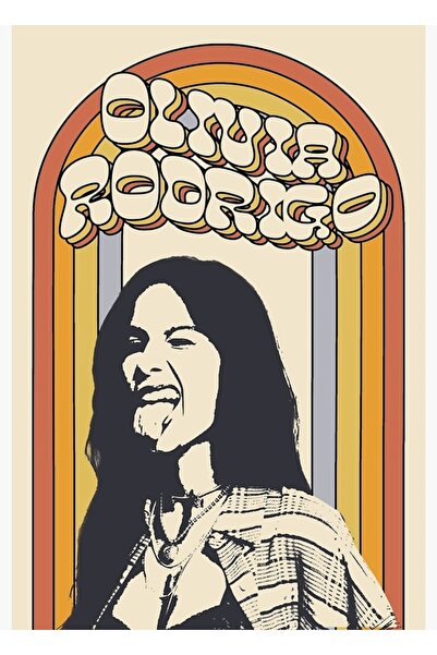 Universal Olivia Rodrigo Tablou Retro Poster din Lemn Decorativ