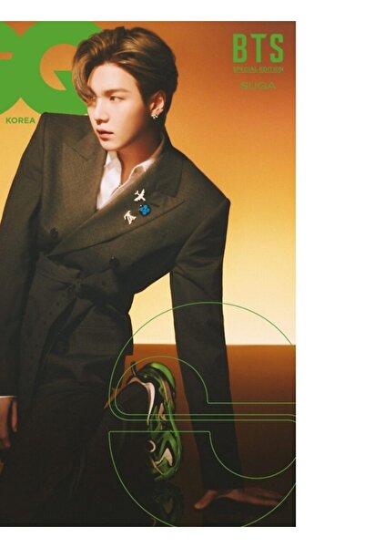 Universal Copertă revistă Vogue BTS suga Poster decorativ din lemn pentru pic...