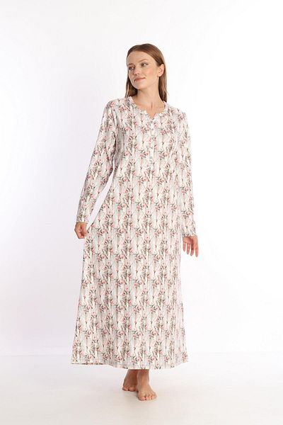 Etoile Women's 100% Cotton Long Home Dress Nightgown