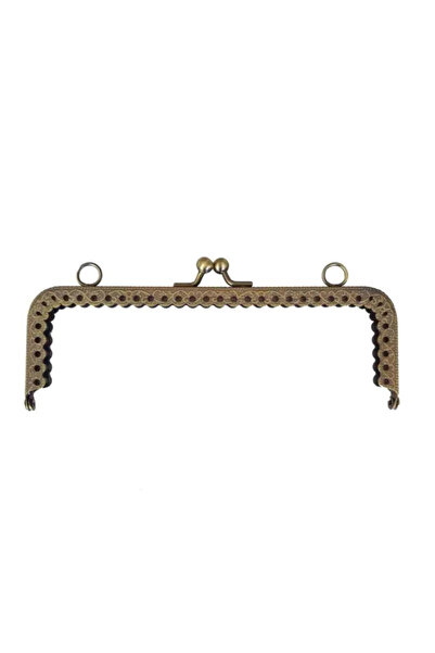 Genel Markalar Çanta Aksesuar Dikdörtgen Cüzdan Klipsi 20 Cm Antik Renk