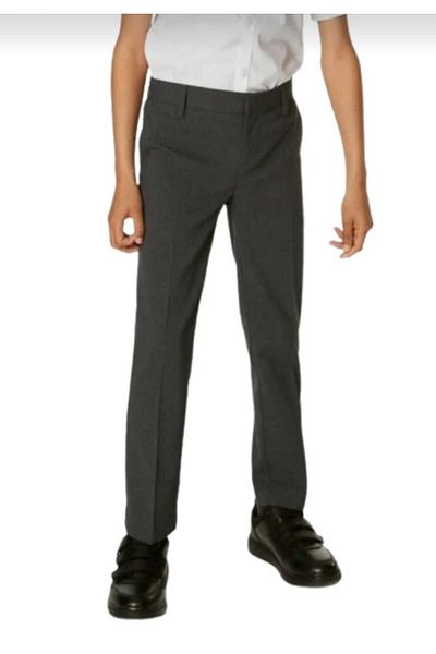 Ünal Giyim Dark Gray Children's Fabric Pants School