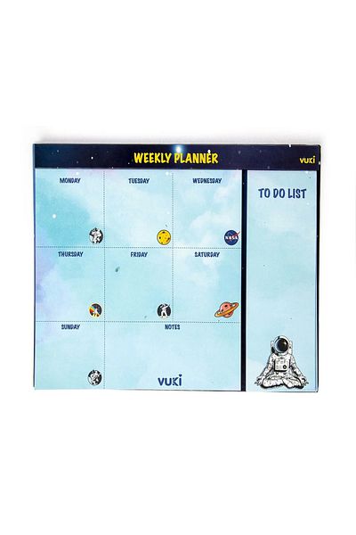 Şeker Ofisi Desktop Weekly Planner Notebook Astronaut