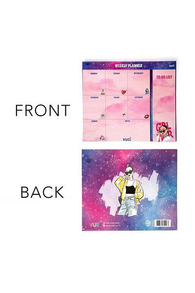 Şeker Ofisi Desktop Weekly Planner Girl Power