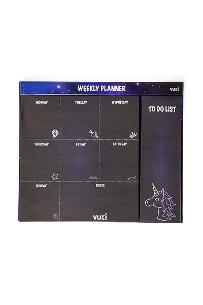 Şeker Ofisi Neon Color Desktop Weekly Planner Notebook