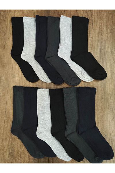 Leement socks Детски памучни чорапи с мирис 12 чифта удобни ластици