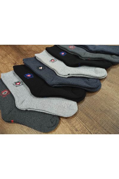 Leement socks Детски хавлиени чорапи, 8 чифта, памучни, дебели, зимни