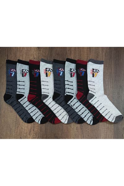 Leement socks Children's Cotton Scented Socks 8 Pairs Patterned