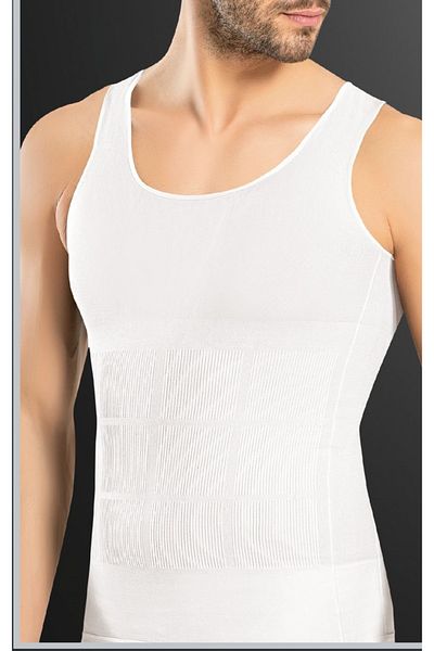 by İGP White Toning Body Shaping and Firming Belly Slimming Men's Corset