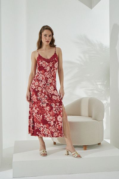 Sevim 15172 Women's Long Nightgown