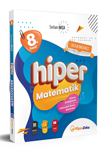 HiperZeka Hiper 8. Sınıf Matematik Soru Bankası 2024