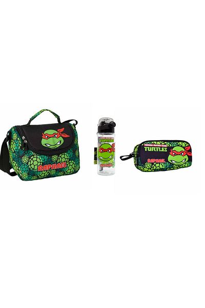 NINJA TURTLES Lunch Box, Pen Holder and Water Bottle