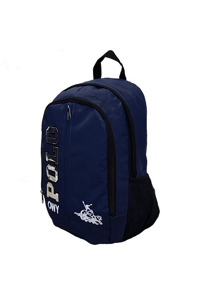 Kelebek Oyuncak Polo Owy School Backpack with Pen Holder - Navy Blue