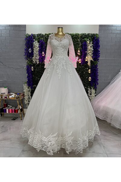 Kayra Modaevi A-Kesim Dantel Gelinlik