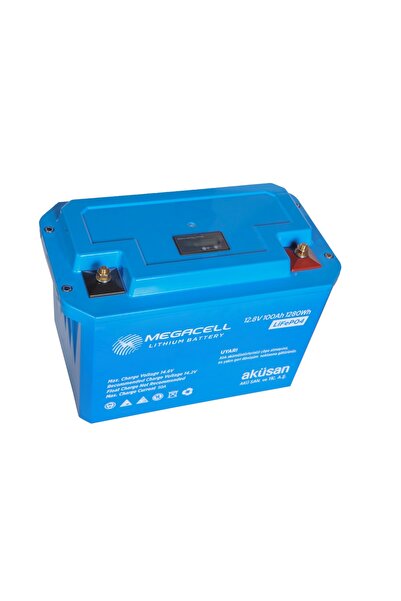 Megacell 12 Volt 100 Amper Lifepo4 Akü