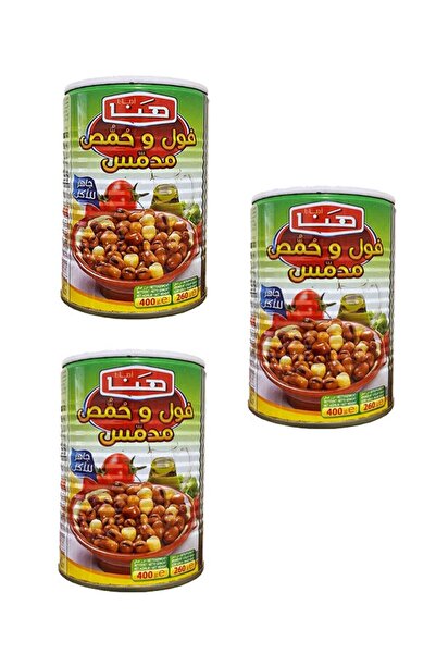 Hana Bakla Ve Nohut Konservesi 400 gr X 3 Adet