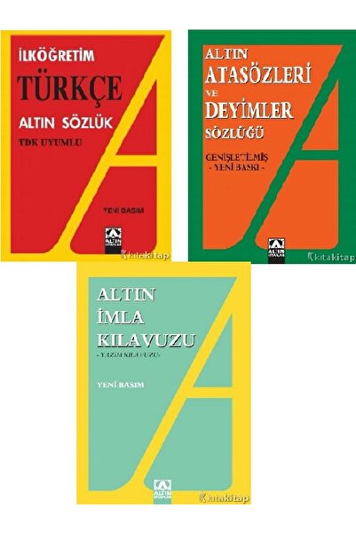 Kronik Kitap İlköğretim Türkçe Altın Sözlük-Altın Atasözleri ve Deyimler Sözl...