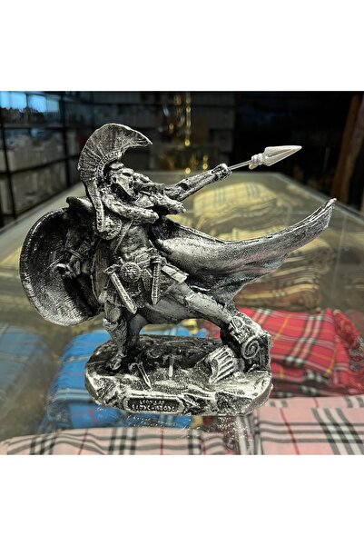 ArtemisDükkan Sparta Kralı Mızraklı Leonidas Heykeli 17 cm