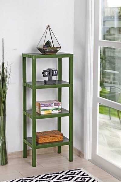 LoreLife Bath 4 Katlı Düzenleyici Plastik Raf Ünitesi Banyo Rafı Kozmetik Raf...