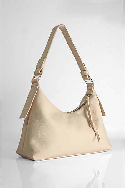 Rimense Cream Hand And Shoulder Bag