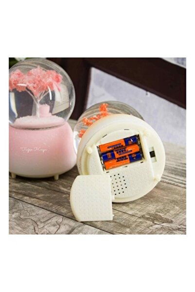 keyfim shop Kişiye Özel Ağaç Temalı Büyük Boy Işıklı Müzikli Püskürtmeli Kar ...