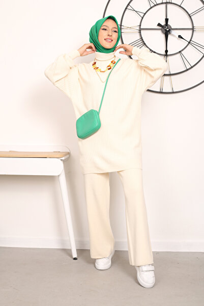 Kirazgym Sada úpletu s žebrovaným balonovým rukávem