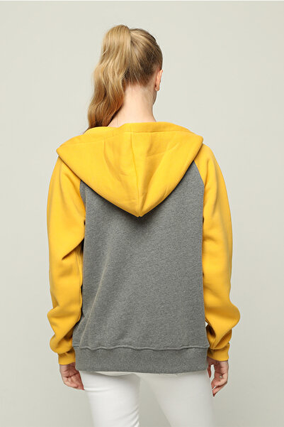 Owut Collection Πλεκτό φούτερ με κουκούλα χοντρό φλις εσωτερικά