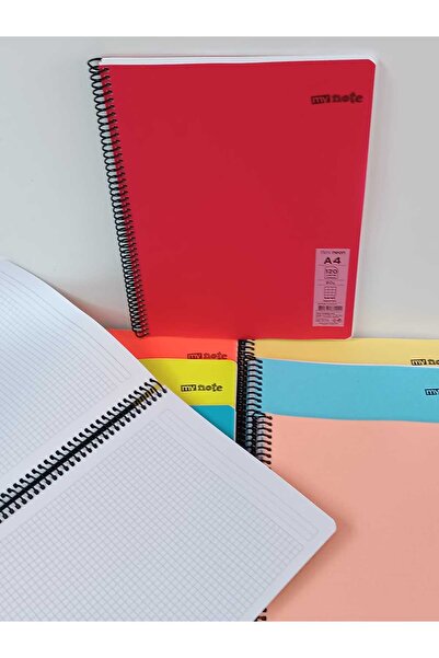 ÇilekKurdu Defter 120 Yaprak A4 Kareli Telli ( 2 Adet )