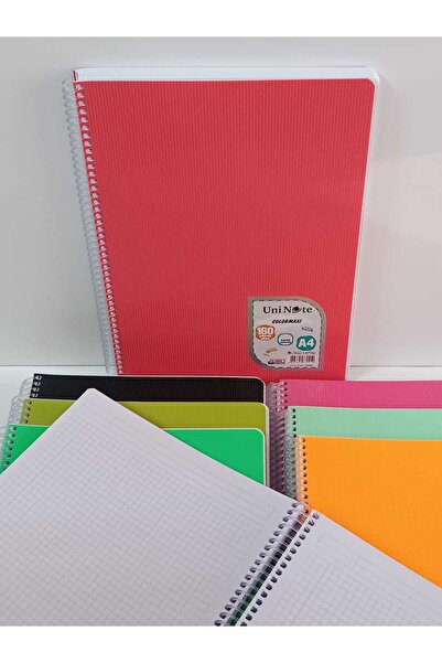 ÇilekKurdu Defter 160 Yaprak A4 Kareli Telli ( 1 Adet )