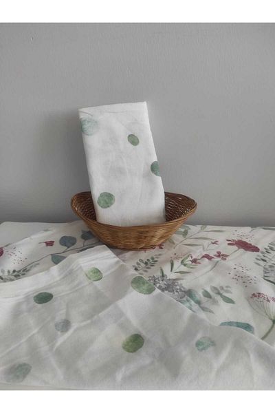 Aslan Home 100% βαμβακερή φανέλα (Φανέλα) 2 Μαξιλαροθήκη με φερμουάρ