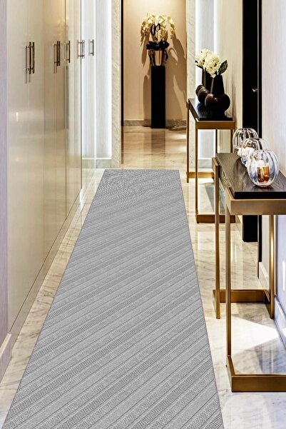 NeluxHome Makinede Yıkanır Kaymaz Taban Kesme Özel Ölçülü Rulo Yolluk AR1196
