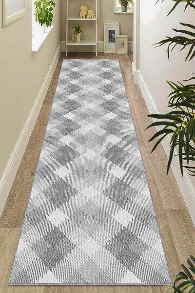 NeluxHome Kaymaz Taban Makinede Yıkanabilir Özel Ölçü Kesme Rulo Yolluk AR1341