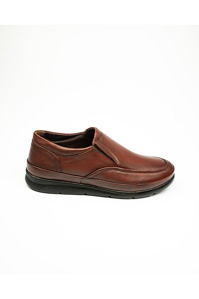 RESTFULL Ανδρικά casual παπούτσια 9000 καφέ δερμάτινα Loafers Comfort