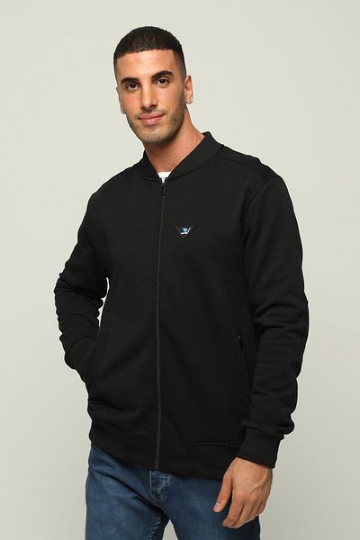 Owut Collection Ζακέτα με μαύρη καπιτονέ φερμουάρ