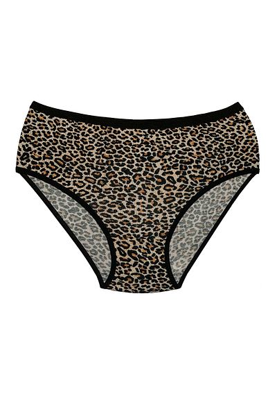 Yıldız Çamaşır YILDIZ Pachet de 6 chiloți Bato cu model leopard Q3816