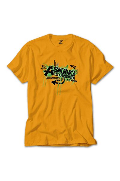 Tomris Hatun Asking Alexandria You Scared Πολύχρωμο T-Shirt Κίτρινο Χρώμα Μέγ...