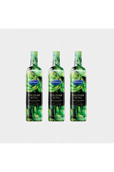 Mecitefendi Enginar Suyu Cam Şişe 3 Adet X 1 Litre