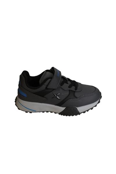Kinetix KINETIX Boy's Gray Velcro Thick Sole Casual Sneakers