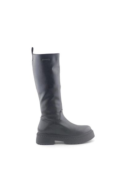 Pierre Cardin PC 52443 Γυναικείες Μακριές Μπότες Μαύρο δέρμα